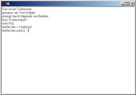 Tkinter Text